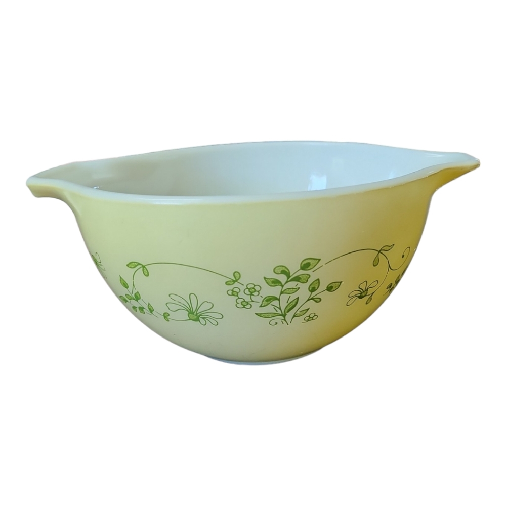 Vintage Pyrex #441 Shenandoah Wintergreen Cinderella Mixing Bowls 750 ml